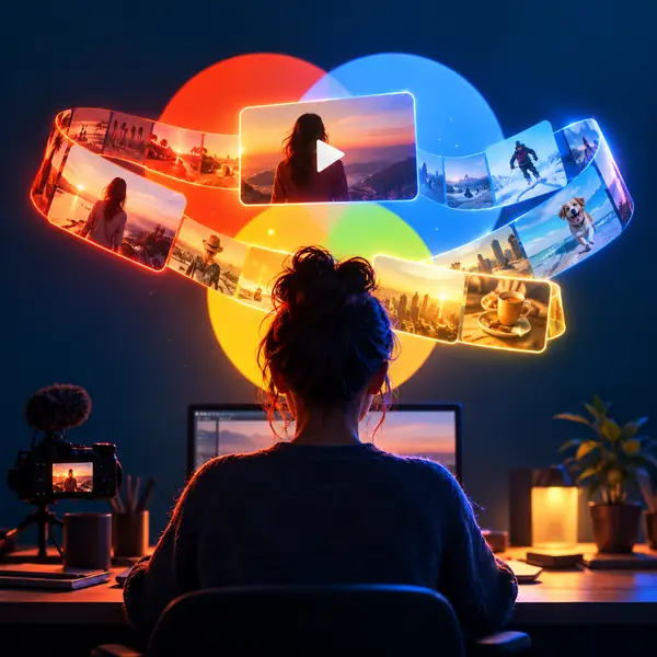 Video color application icon